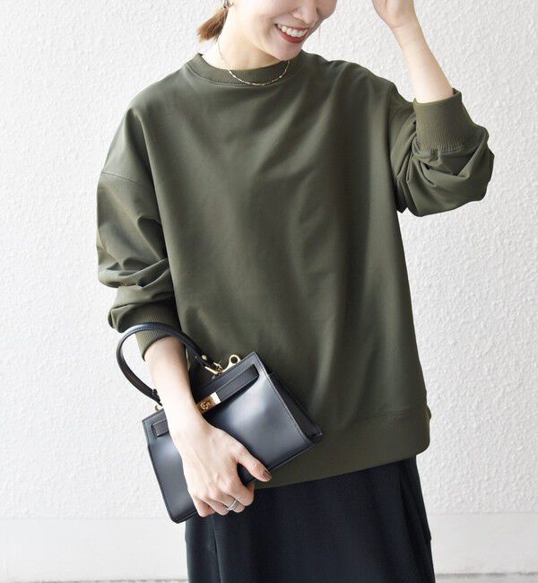 SHIPS any「SHIPS any:〈洗濯機可能〉裏起毛 クルーネック コクーン プルオーバー」|Tシャツ・カットソー|