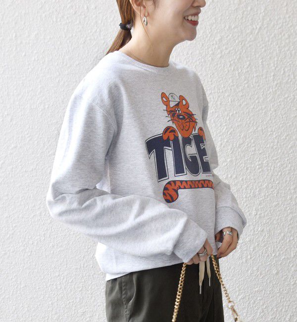 SHIPS any「The BOOK STORE:〈洗濯機可能〉タイガー プリント 裏起毛 スウェット」|スウェット・ジャージ|