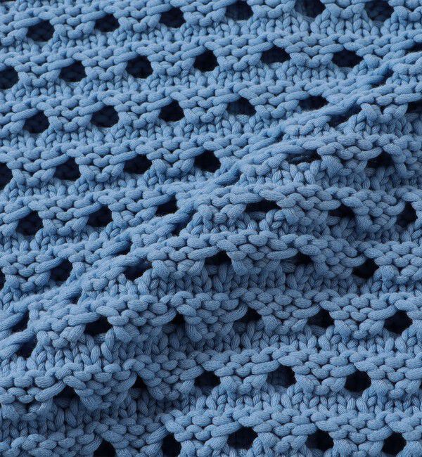 SHIPS any「SHIPS any:〈手洗い可能〉コットン ミックス 透かし編み Vネック カーディガン」|カーディガン|