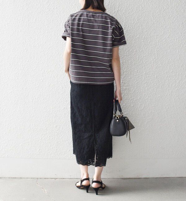 SHIPS any「SHIPS any:〈洗濯機可能〉マルチボーダー ワイド TEE」|Tシャツ・カットソー|