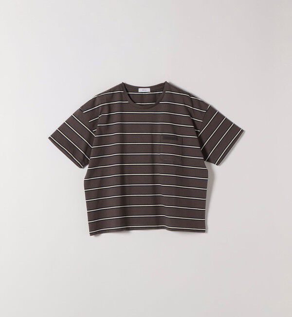 SHIPS any「SHIPS any:〈洗濯機可能〉マルチボーダー ワイド TEE」|Tシャツ・カットソー|