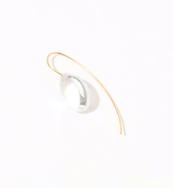 TOMORROWLAND GOODS「MOUNIR rock crystal オーバル ピアス」|ピアス|