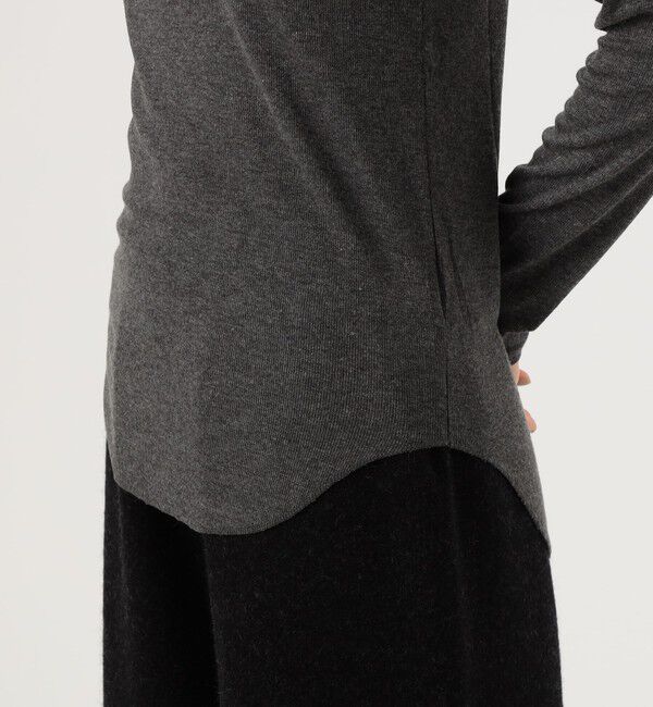 GALERIE VIE「レーヨンカシミヤジャージー クルーネックプルオーバー」|Tシャツ・カットソー|