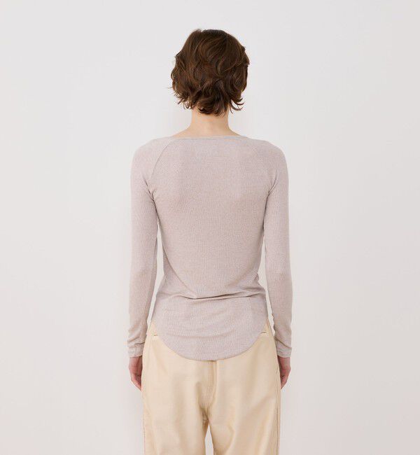 GALERIE VIE「レーヨンカシミヤジャージー クルーネックプルオーバー」|Tシャツ・カットソー|