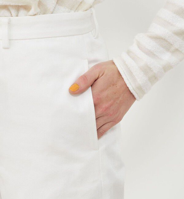 GALERIE VIE「ドライコットンチノ ストレートパンツ」|チノ|