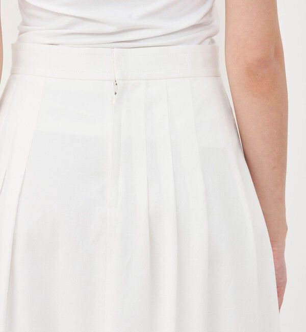 GALERIE VIE「ノンマーセラコットンギャバジン ランダムタックスカート」|フレア|