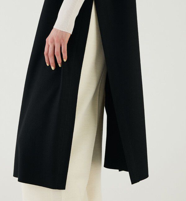 GALERIE VIE「ミルドスムース スタンドネックロングベスト」|ベスト・ジレ|