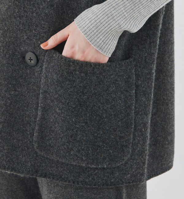 GALERIE VIE「ラムズウール スリーブレスダブルジャケット」|ベスト・ジレ|