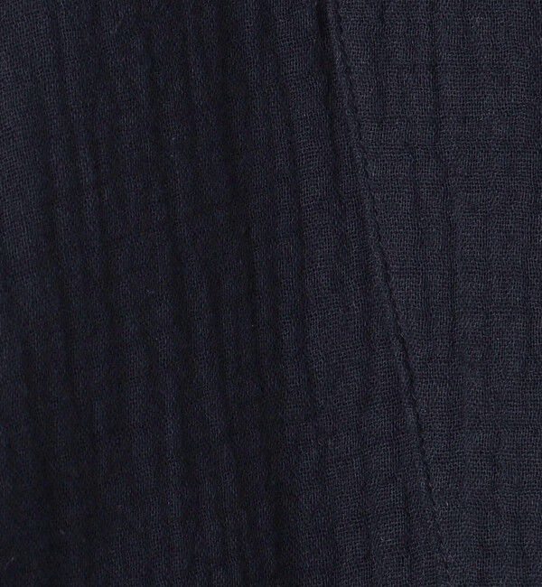 GALERIE VIE「ダブルガーゼ ウィングカラーロングシャツ」|シャツ・ブラウス|