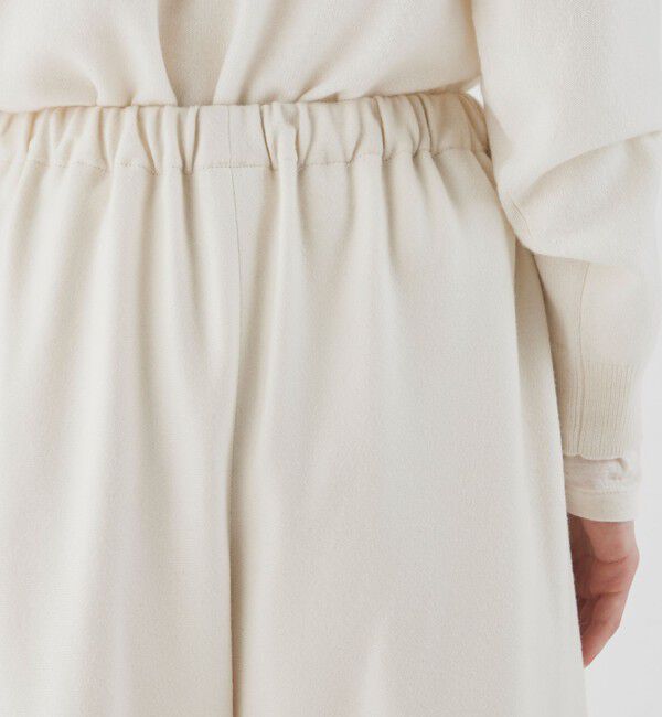 GALERIE VIE「ホワイトフランネル イージーワイドパンツ」|その他|