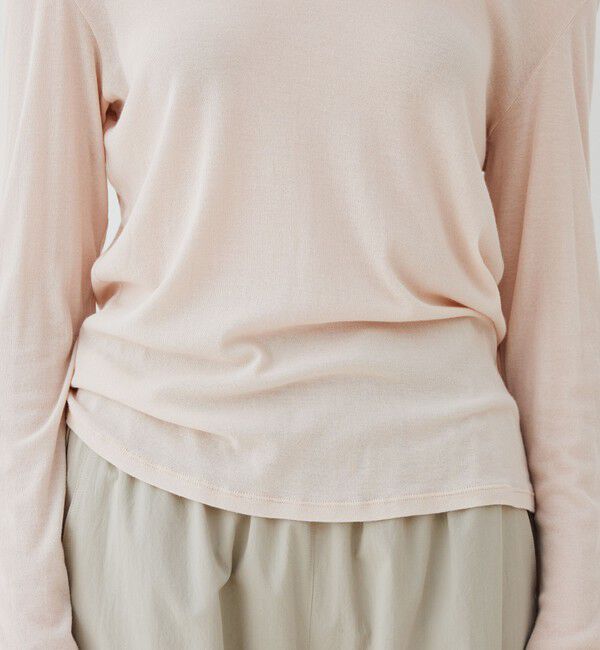 GALERIE VIE「ガーゼジャージー ロングスリーブプルオーバー」|Tシャツ・カットソー|