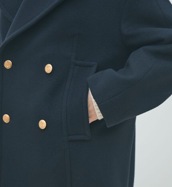 MACPHEE「メルトンビーバー Pコート」|ピーコート|