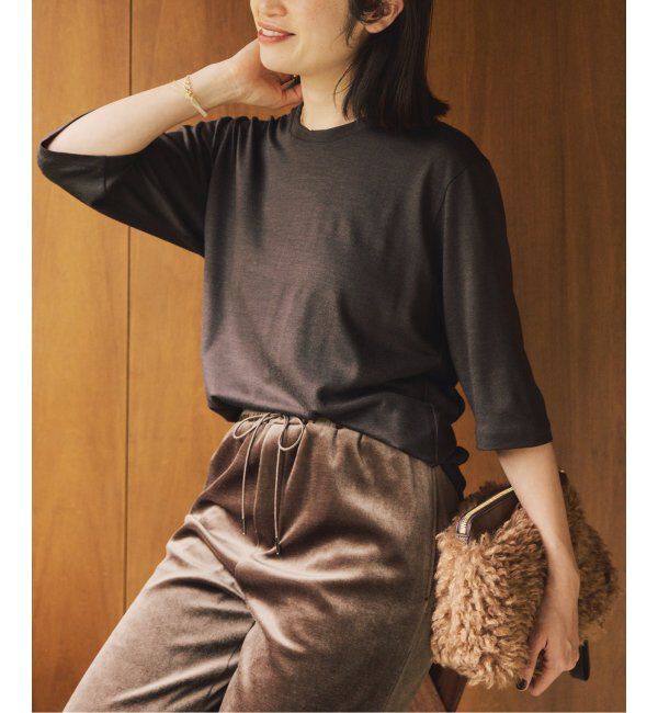 VERMEIL par iena「wool 100 jersey Tシャツ」|Tシャツ・カットソー|