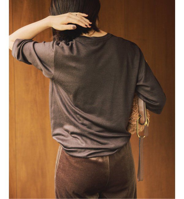 VERMEIL par iena「wool 100 jersey Tシャツ」|Tシャツ・カットソー|