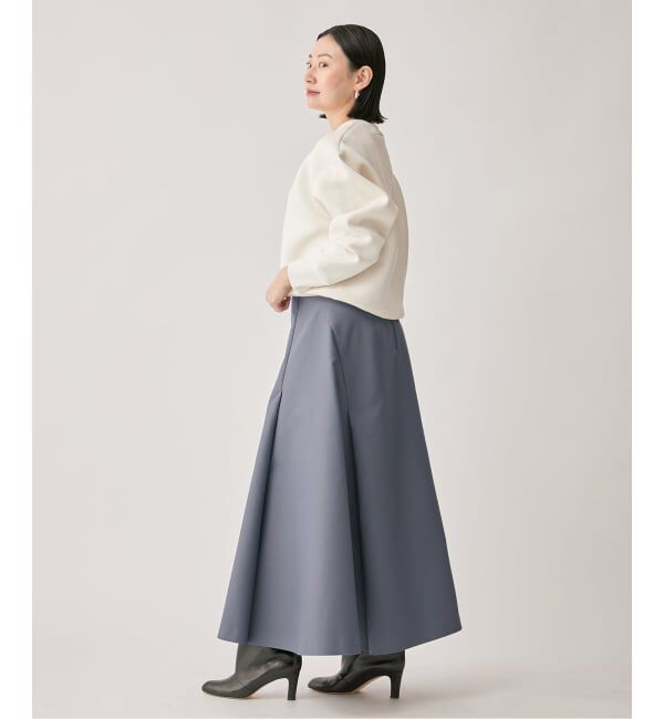 VERMEIL par iena「ダブルサテンスカート」|スカート|