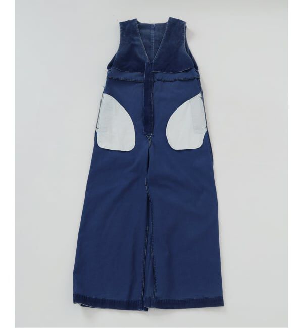 IENA LA BOUCLE「《追加》IENA LA BOUCLE インディゴコーデュロイオールインワン2」|オールインワン|