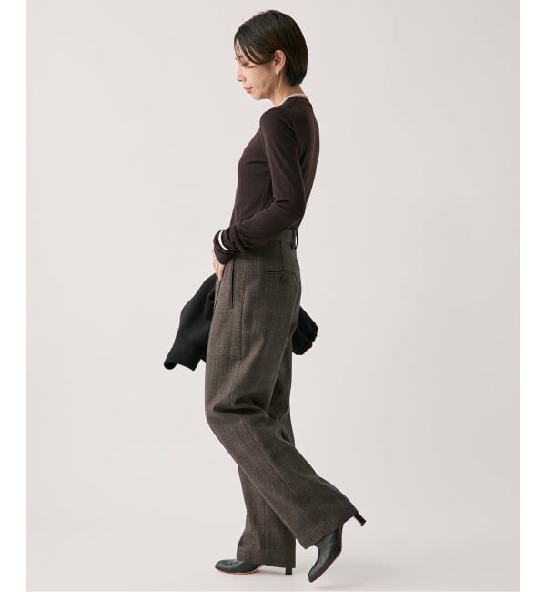 VERMEIL par iena「wool100 RIB クループルオーバー」|Tシャツ・カットソー|