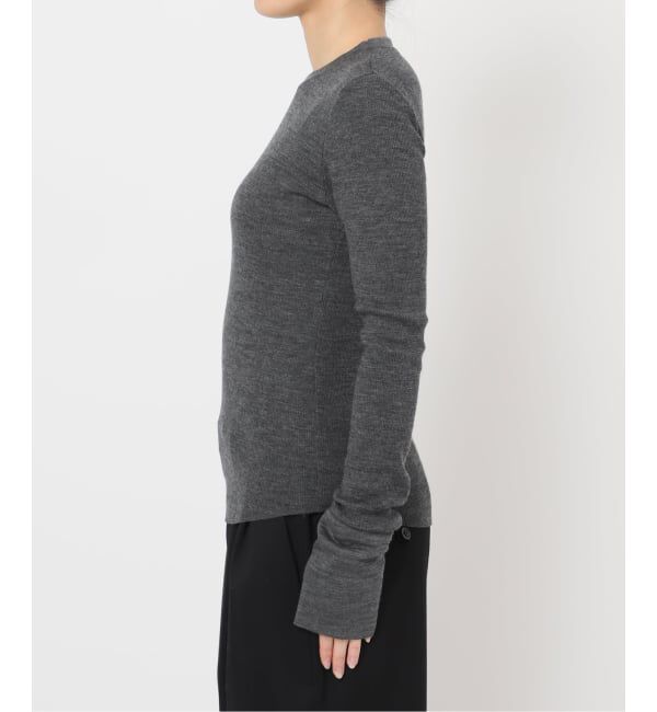 VERMEIL par iena「wool100 RIB クループルオーバー」|Tシャツ・カットソー|
