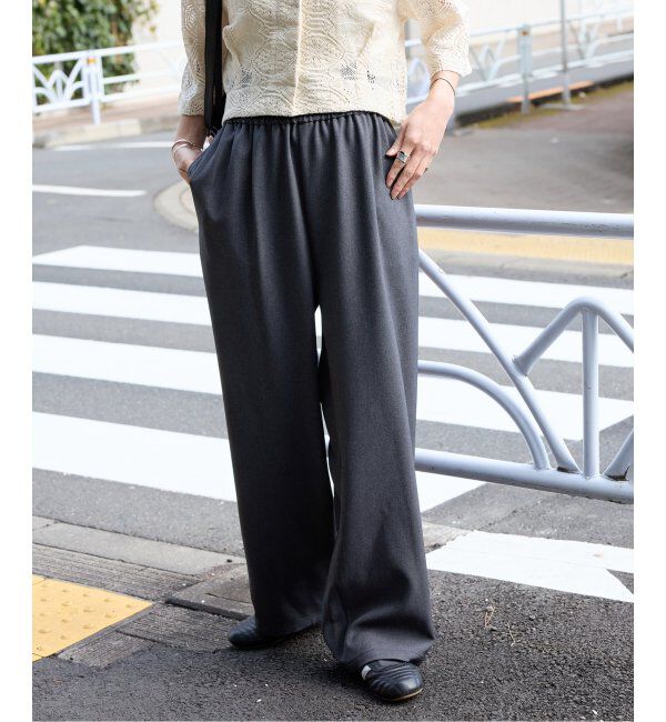 JOURNAL STANDARD「《追加2》ウールライクストレッチワイドパンツ」|その他|