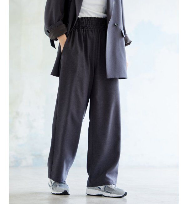 JOURNAL STANDARD「《追加2》ウールライクストレッチワイドパンツ」|その他|