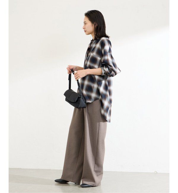 JOURNAL STANDARD「《追加2》ウールライクストレッチワイドパンツ」|その他|