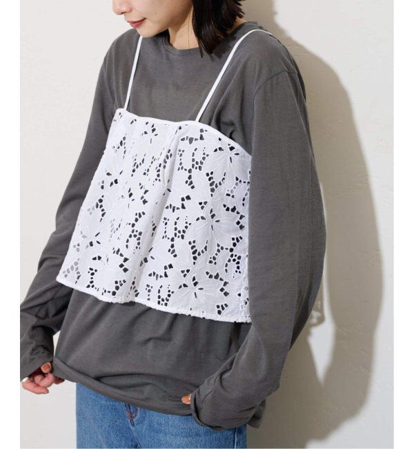 JOURNAL STANDARD「《追加4》クルーネックシアーロングTシャツ」|Tシャツ・カットソー|グレー