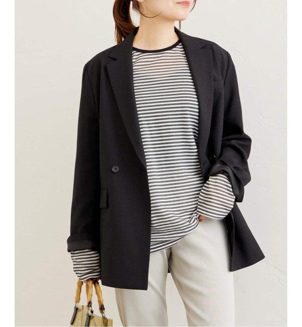 JOURNAL STANDARD「《追加4》クルーネックシアーロングTシャツ」|Tシャツ・カットソー|