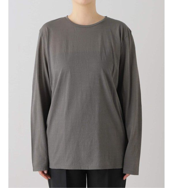 JOURNAL STANDARD「《追加4》クルーネックシアーロングTシャツ」|Tシャツ・カットソー|