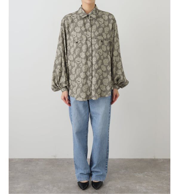 journal standard L'essage「【FUMIE TANAKA(フミエタナカ)】flower jq sh：シャツ」|シャツ・ブラウス|