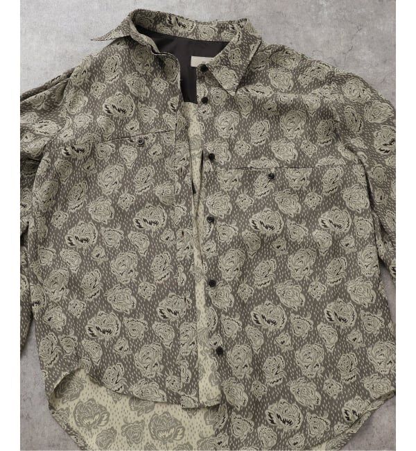 journal standard L'essage「【FUMIE TANAKA(フミエタナカ)】flower jq sh：シャツ」|シャツ・ブラウス|