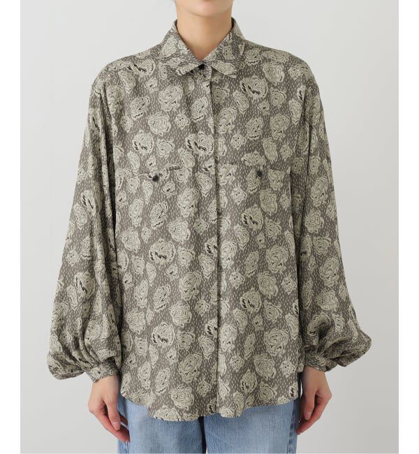 journal standard L'essage「【FUMIE TANAKA(フミエタナカ)】flower jq sh：シャツ」|シャツ・ブラウス|