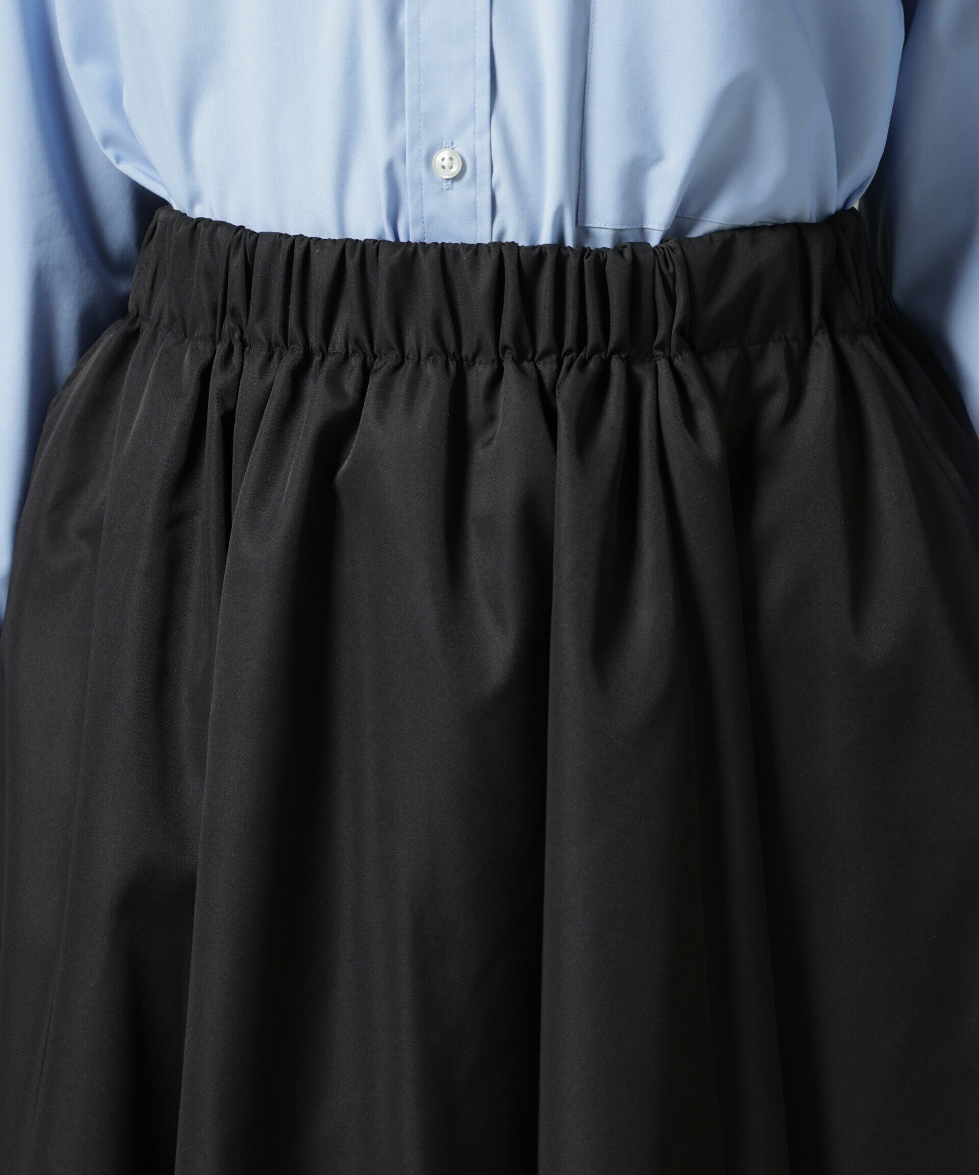 nano･universe「ウェストゴムギャザースカート」|スカート|