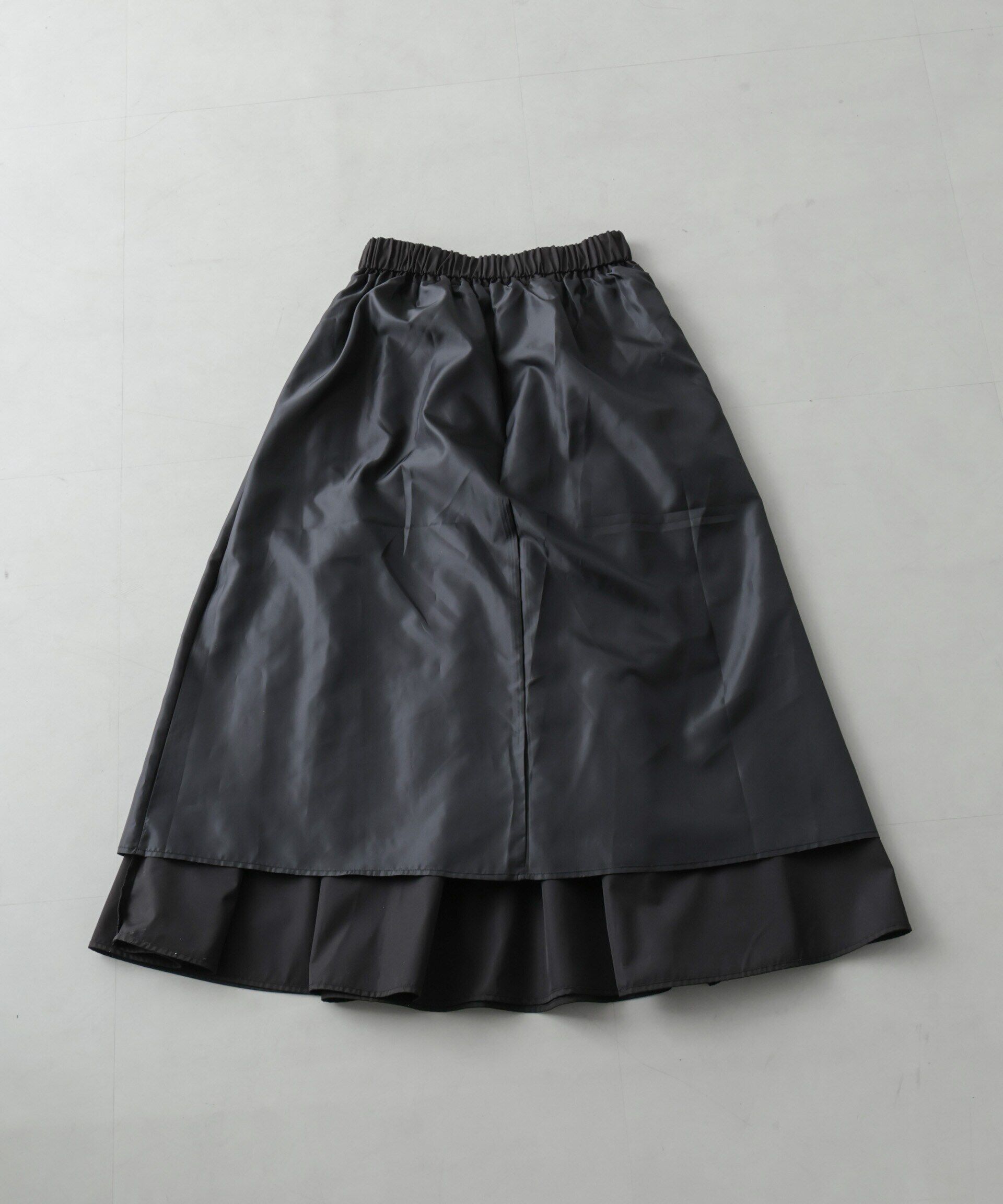 nano･universe「ウェストゴムギャザースカート」|スカート|