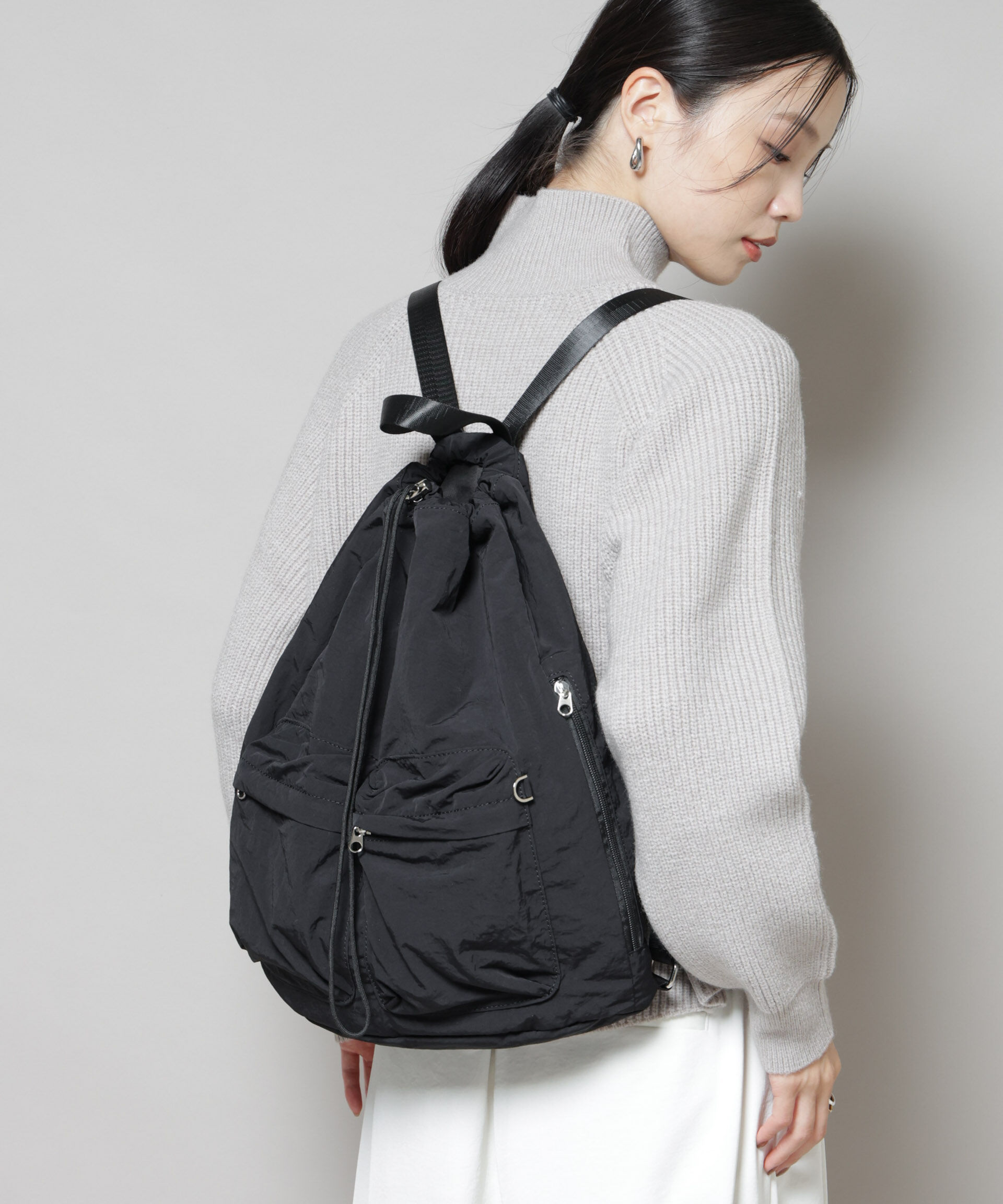 nano･universe「ドロストナップサック」|ショルダー・メッセンジャー|