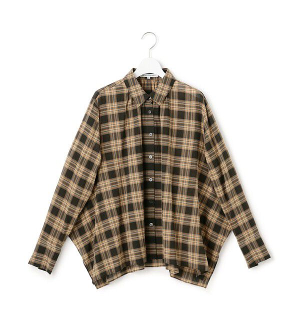 23区「【WEB&一部店舗限定】シアーコットン チェック シャツ」|シャツ・ブラウス|
