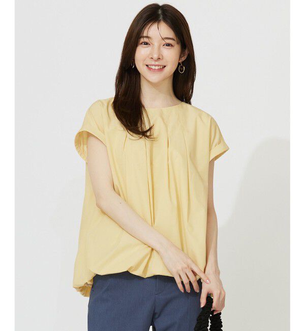 any SiS「【洗える】バルーン ブラウス」|シャツ・ブラウス|イエロー