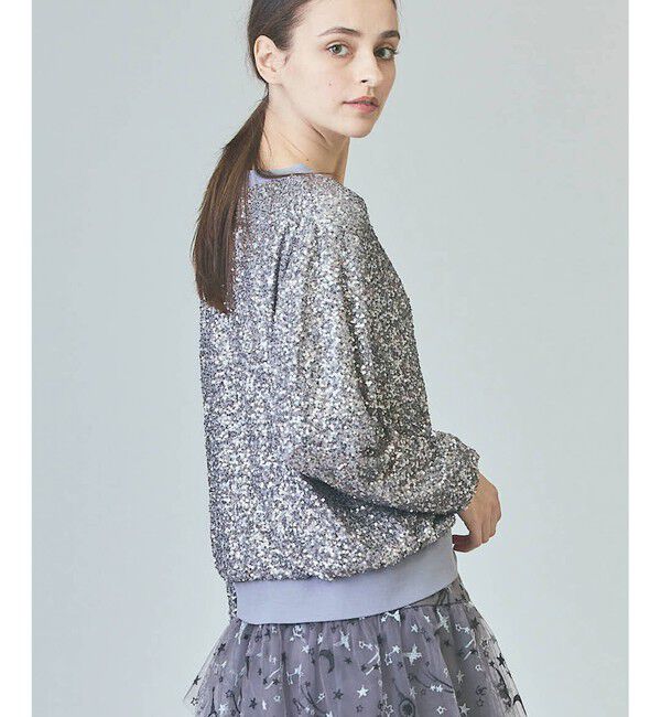 Grace Class「スパンコールニットカーディガン」|カーディガン|