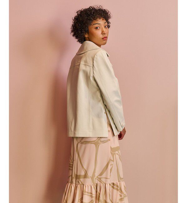 Grace Class「ラムレザーＰコート」|ピーコート|