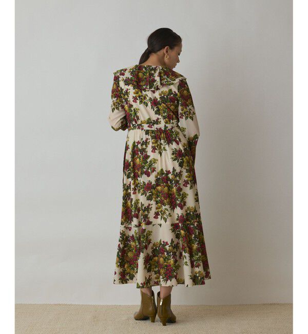 GRACE CONTINENTAL「ボタニカルベリープリントワンピース」|ワンピース|