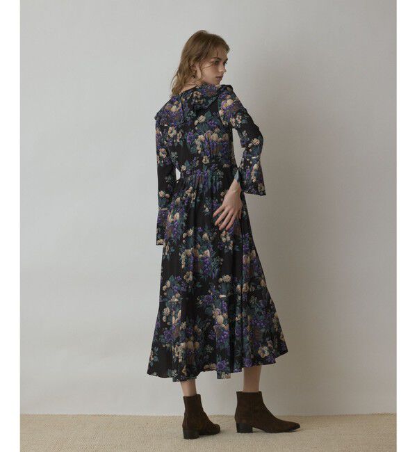 GRACE CONTINENTAL「ボタニカルベリープリントワンピース」|ワンピース|