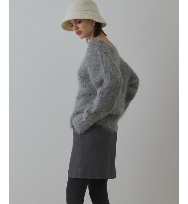 Diagram「ウールギャバミニスカート」|スカート|グレー