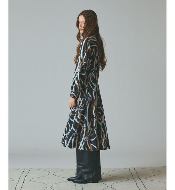 Grace Class「ベルトプリントシャツドレス」|ワンピース|