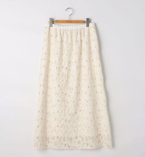 NOLLEY'S「《セットアップ対応》【KIRYU】ウォッシャブルラメジャガードスカート」|フレア|
