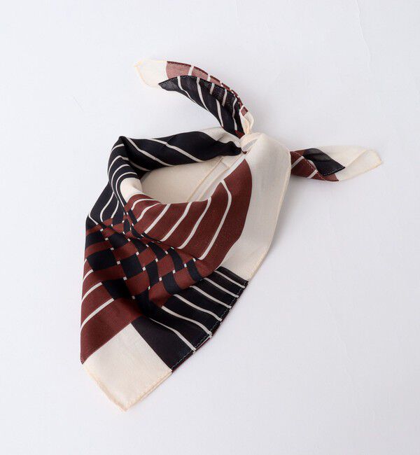 NOLLEY'S goodman「EMME EFFE メッシュプリントバンダナスカーフ」|バンダナ・スカーフ|