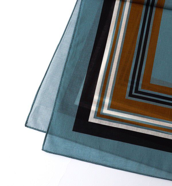 NOLLEY'S goodman「EMME EFFE フレームプリントバンダナスカーフ」|バンダナ・スカーフ|