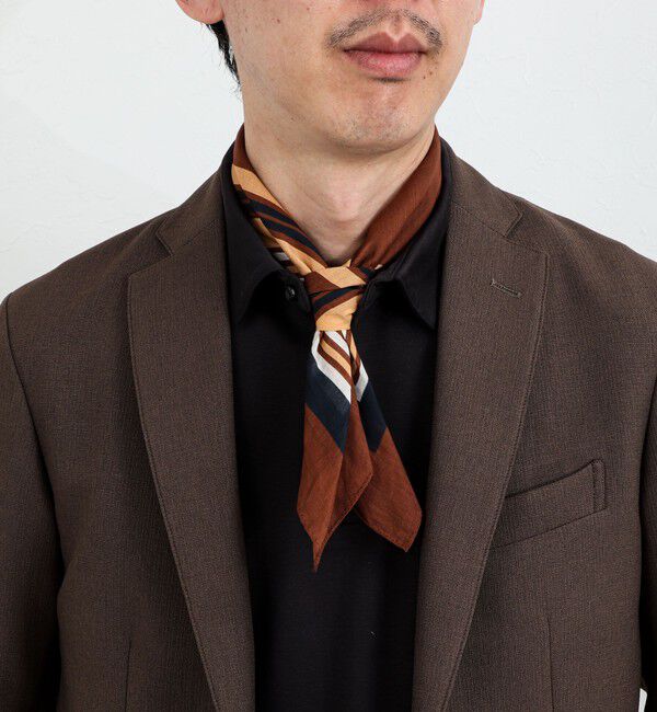 NOLLEY'S goodman「EMME EFFE フレームプリントバンダナスカーフ」|バンダナ・スカーフ|