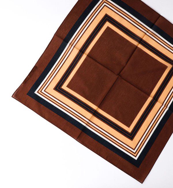 NOLLEY'S goodman「EMME EFFE フレームプリントバンダナスカーフ」|バンダナ・スカーフ|