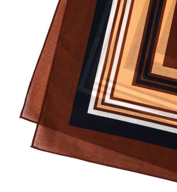 NOLLEY'S goodman「EMME EFFE フレームプリントバンダナスカーフ」|バンダナ・スカーフ|