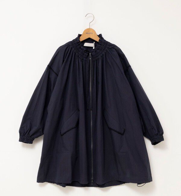NOLLEY'S「【MARILYN MOON/マリリーンムーン】ウォッシャブルシャーリングギャザーブルゾン」|ブルゾン・スタジャン|