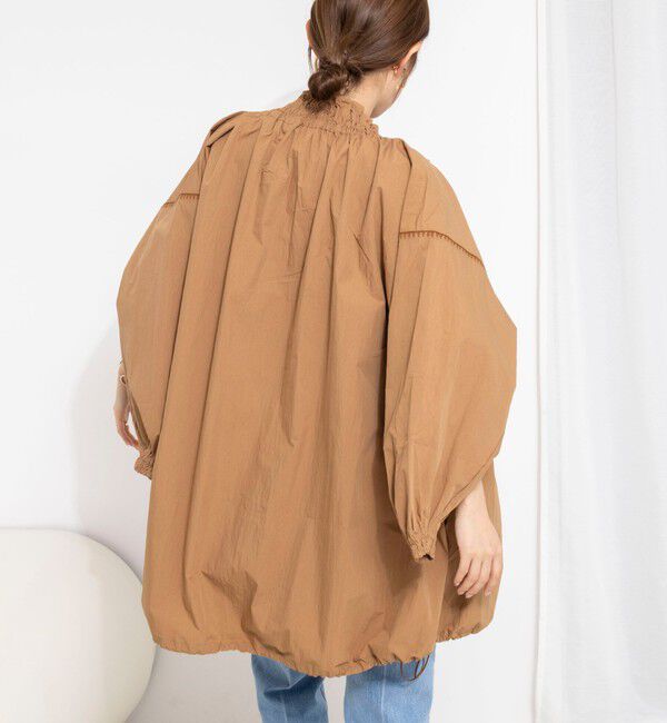 NOLLEY'S「【MARILYN MOON/マリリーンムーン】ウォッシャブルシャーリングギャザーブルゾン」|ブルゾン・スタジャン|